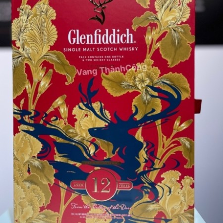 Glenfiddich 12 năm Sherry Cask - Hộp quà Tết 2026 700 ml - 43% vol