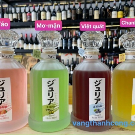 Rượu trái cây Baika Nhật 4 mùi