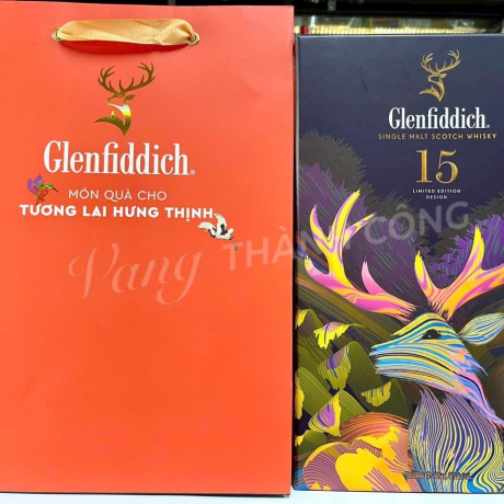 GLENFIDDICH 15 NĂM - HỘP QUÀ TẾT 2024