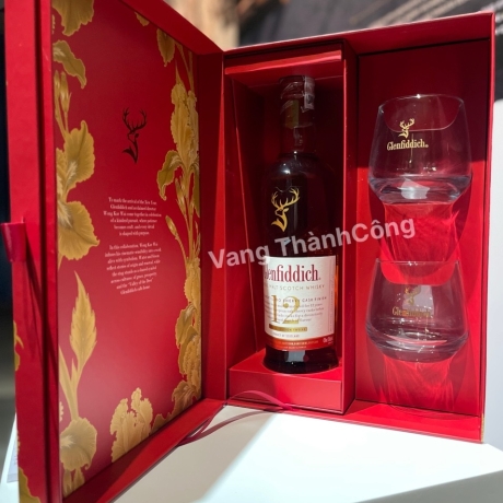 Glenfiddich 12 năm Sherry Cask - Hộp quà Tết 2026 700 ml - 43% vol