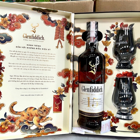 GLENFIDDICH 15 NĂM - HỘP QUÀ TẾT 2024